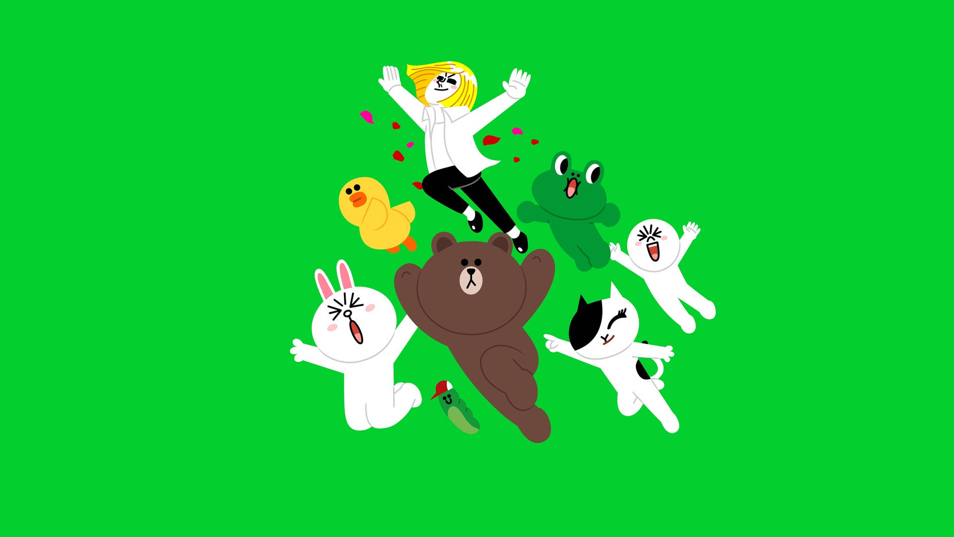 Line Friends Fondo de pantalla