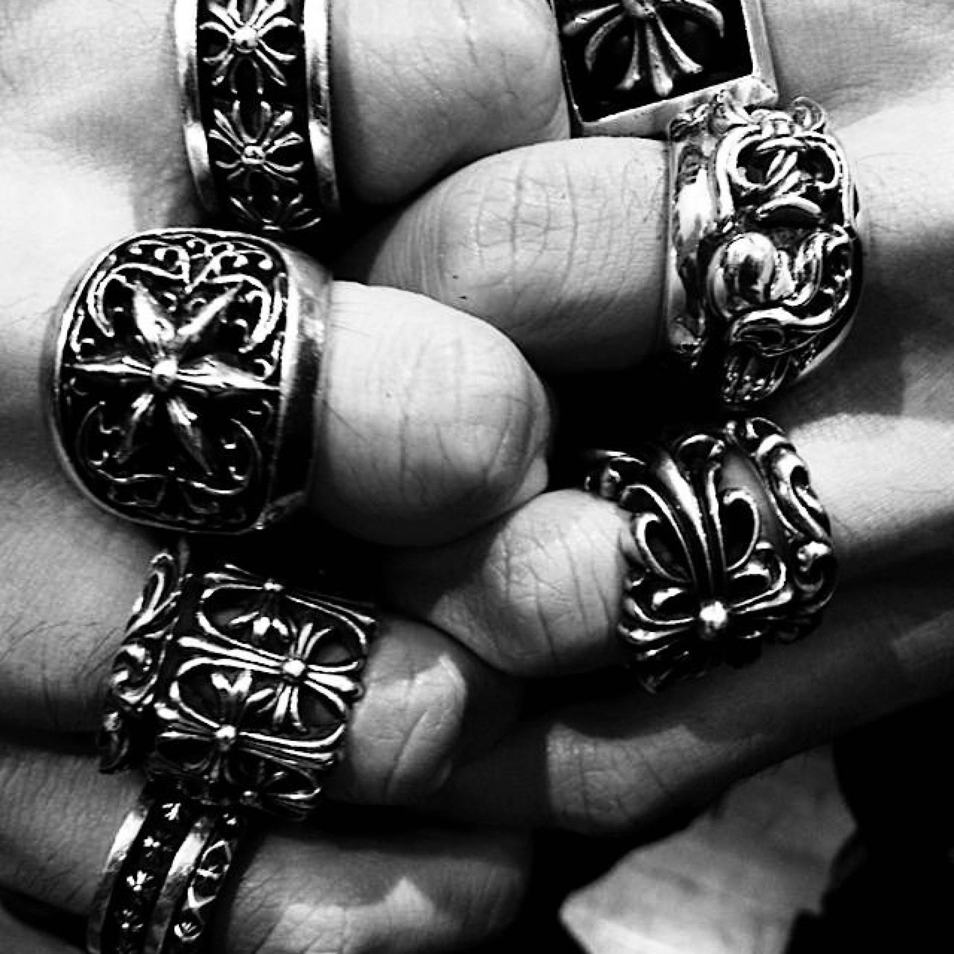 Chrome Hearts Rings Wallpaper