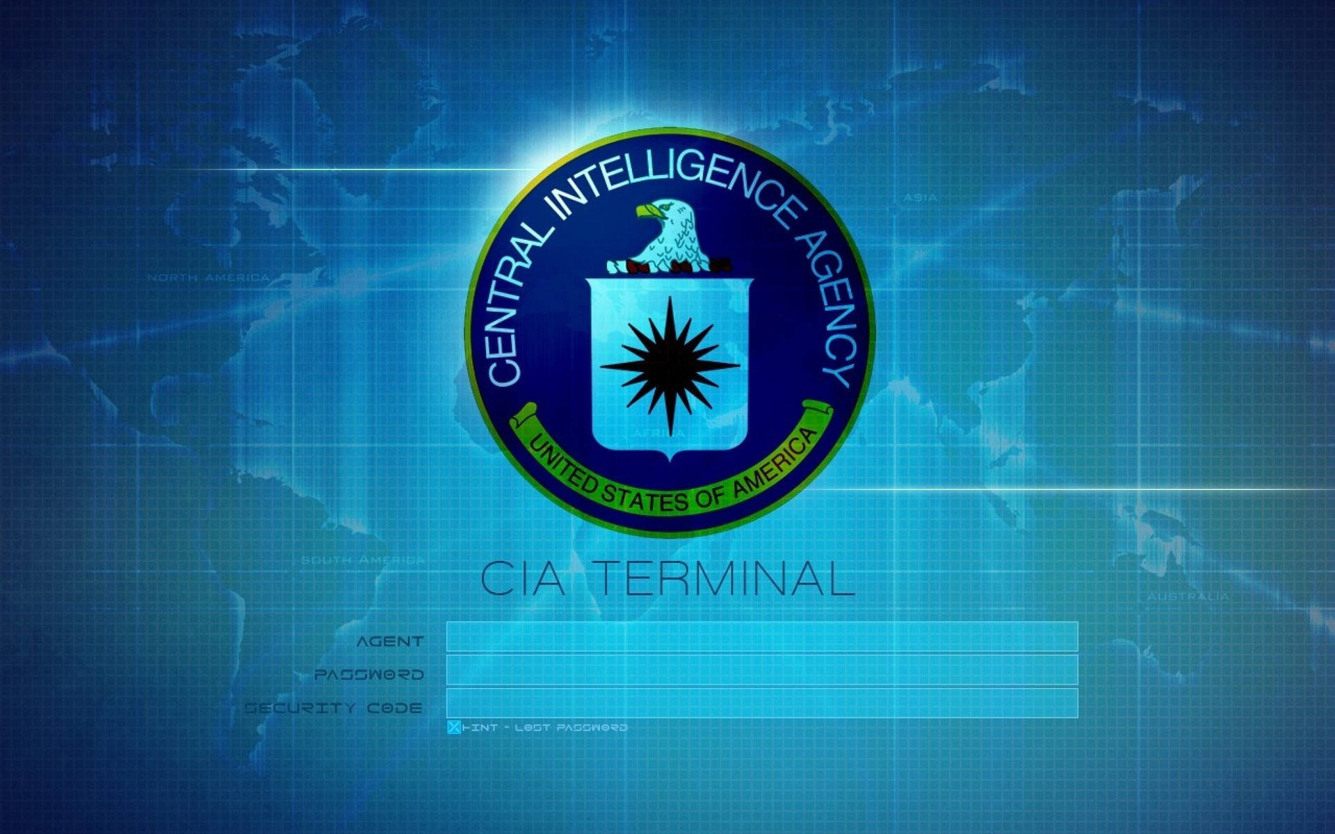 Cia Logo Terminal Wallpaper