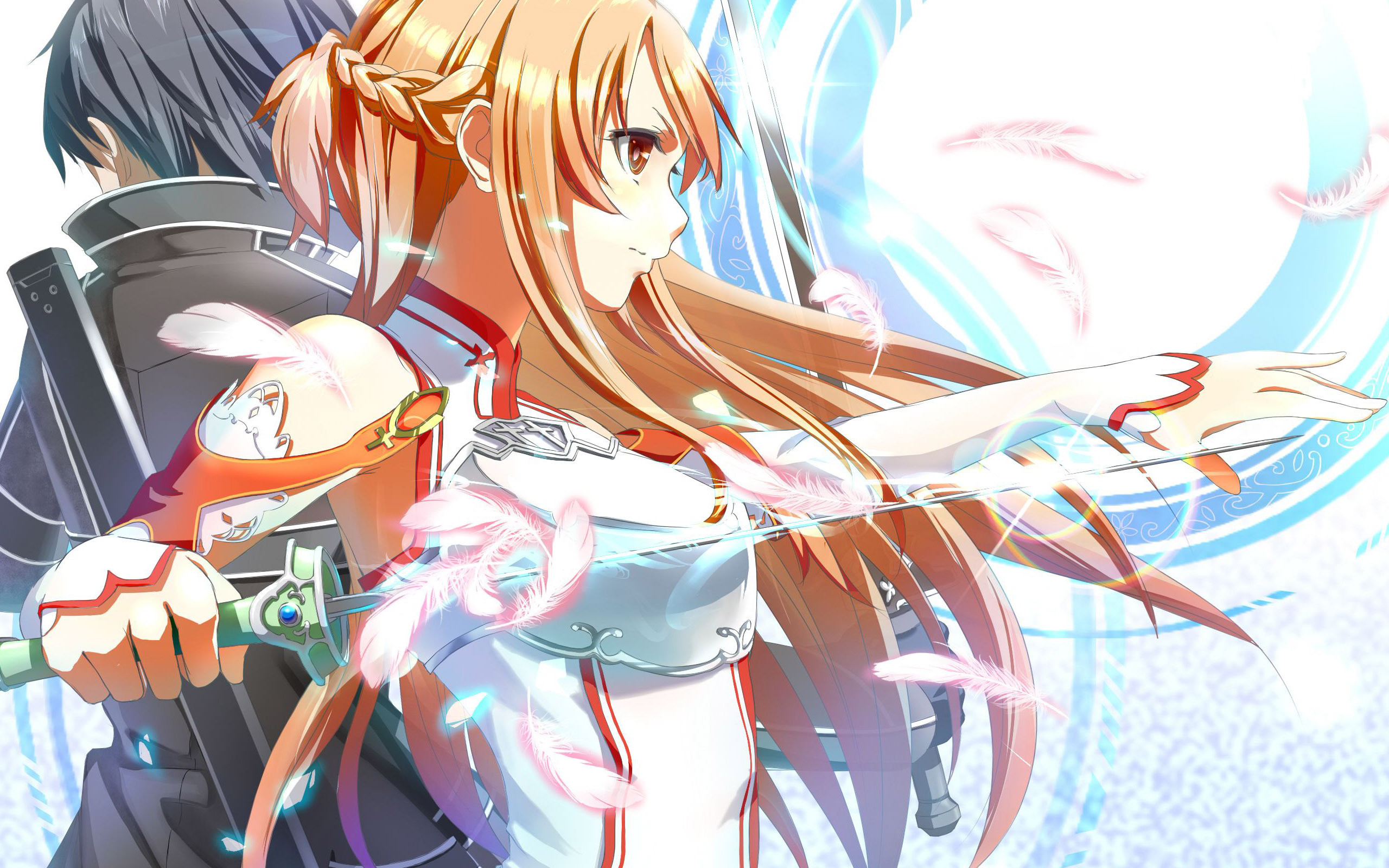 Asuna Yuuki Kirito HD Sword Art Online Wallpapers  HD Wallpapers  ID  85544