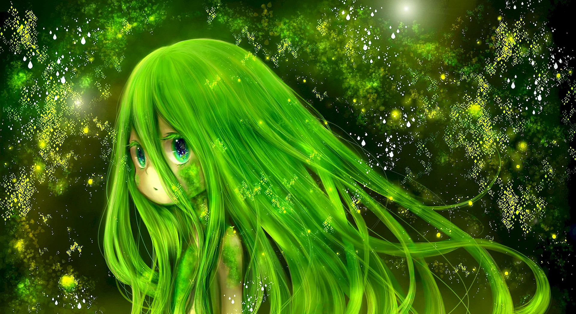 Anime Green Wallpaper