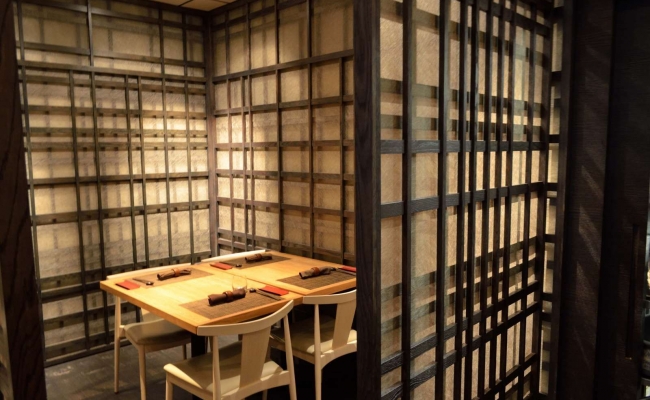 Shoji Screen in a Restaurant