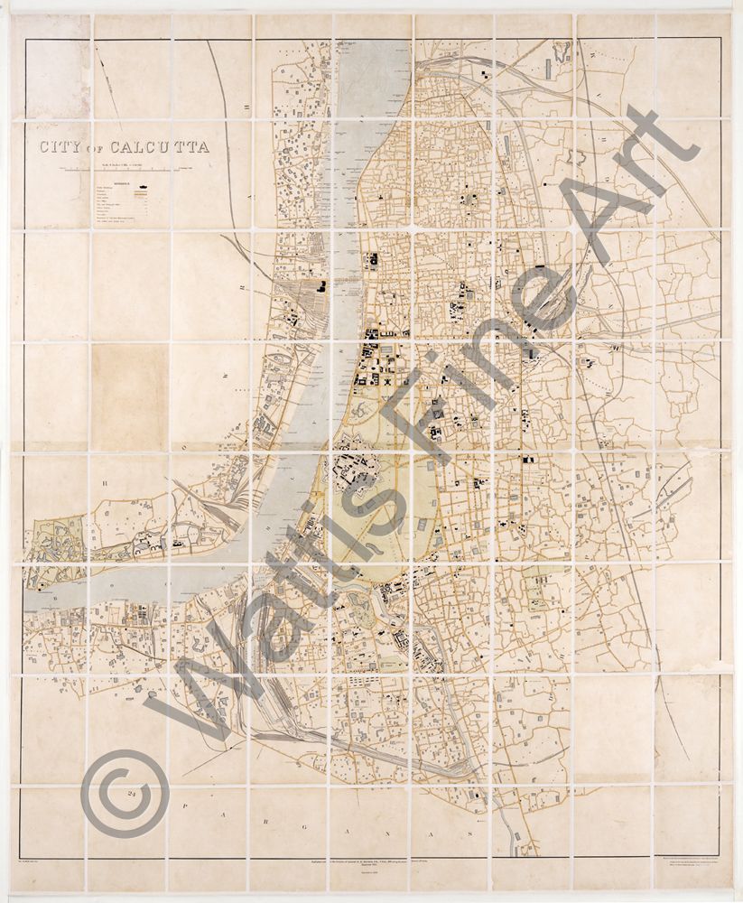 WATTIS FINE ART | GALLERY | Maps | City of Calcutta