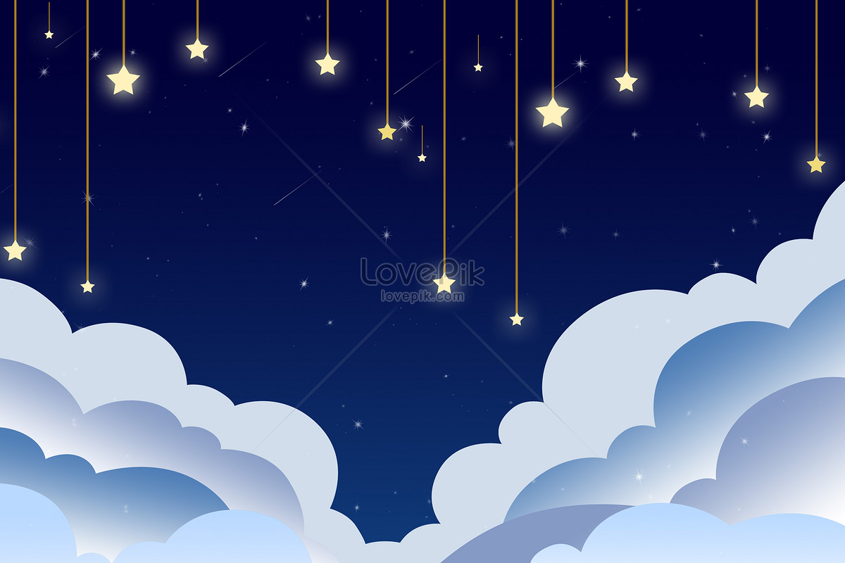 Cartoon Night Sky Background : #nature #aesthetic #london #sunset # ...