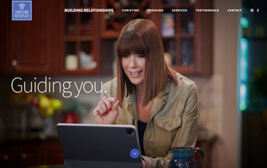 christine-kiesinger website example