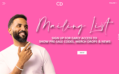 craig-david website example