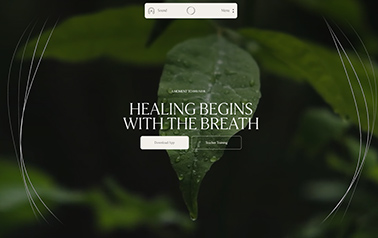 frequency-breathwork website example