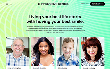 innovative-dental website example