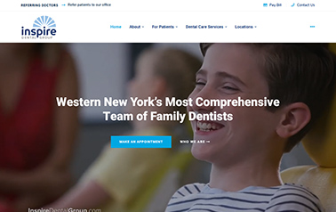 inspire-dental-group website example