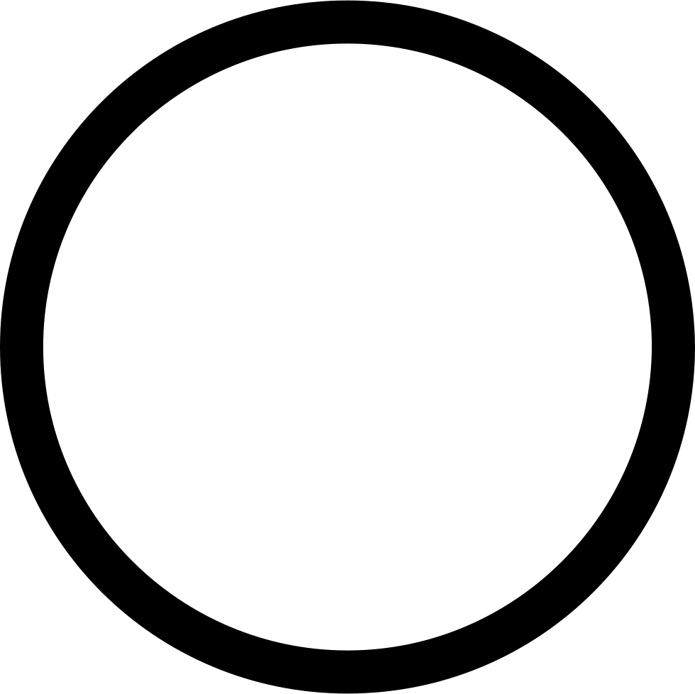 Black Circle Border PNG