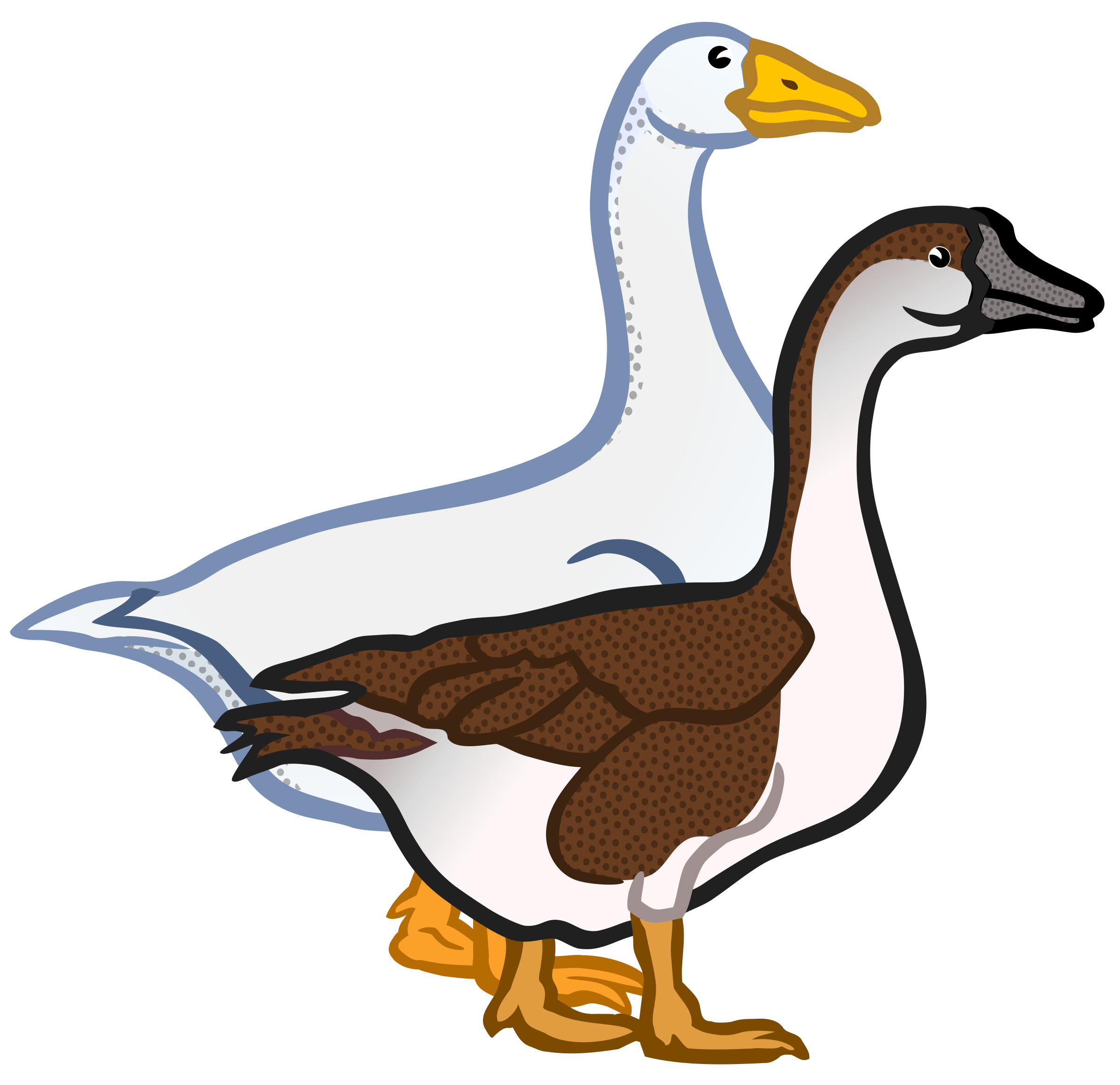 goose clipart flew