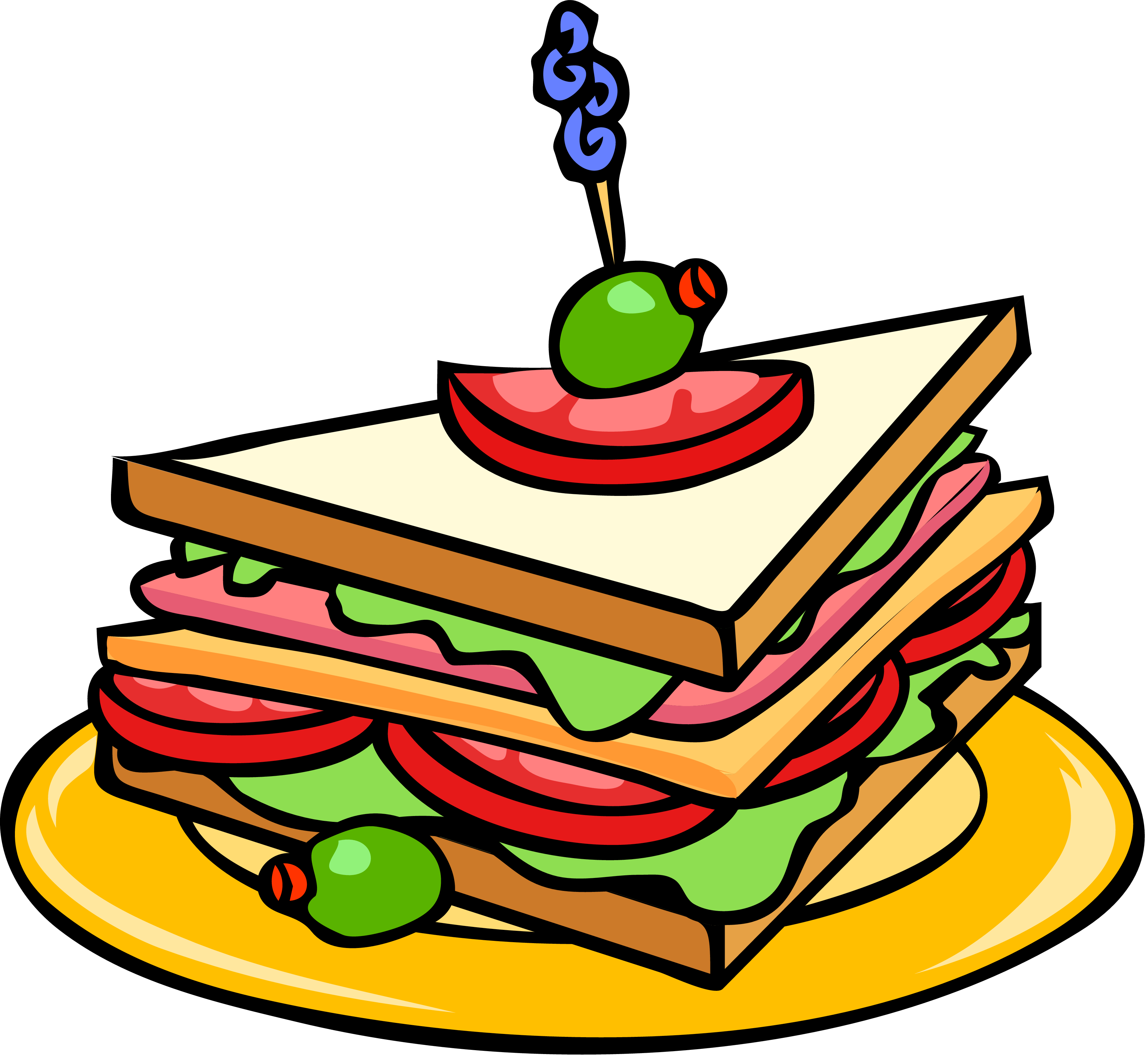 sandwich clipart printable