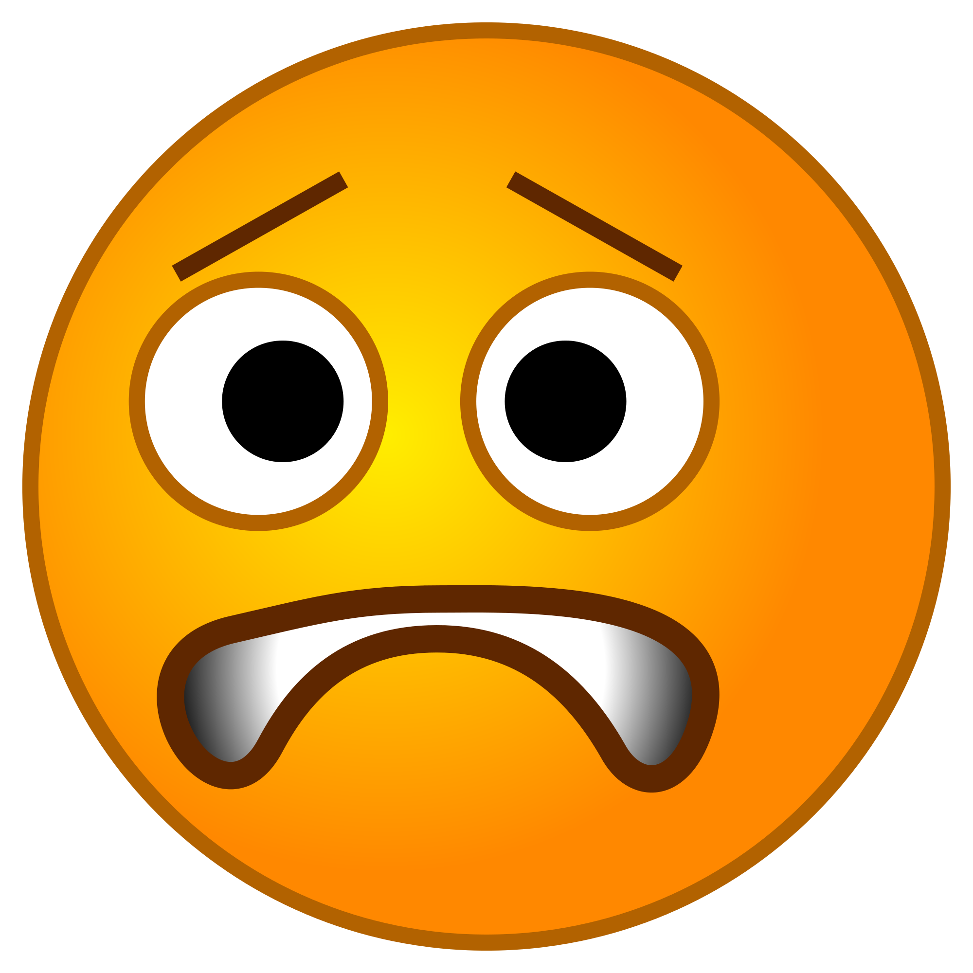 Free 3d Worried Smiley Face Clipart Illustration Funny Emoji | Images ...