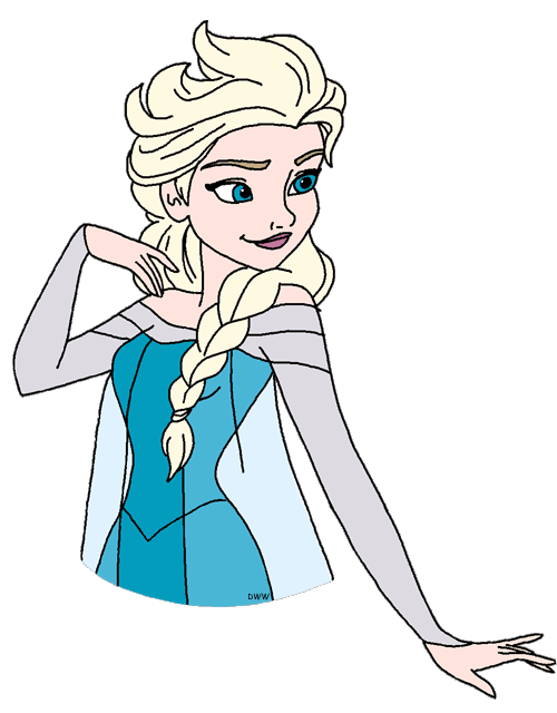 number 4 clipart frozen