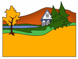 Seasons Clip Art by Phillip Martin, Fall Scene