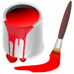 Free Clipart: Color bucket red | KNK: Allerlei | Pinterest | School