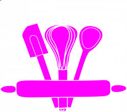 Bakery Utensils Pink Clip Art at Clker.com - vector clip art online ...