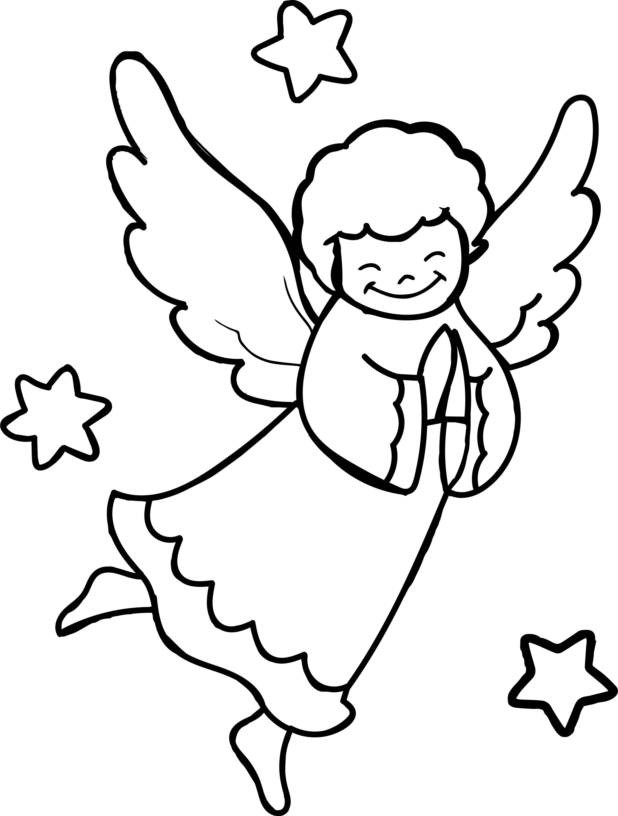 Guardian Angel Prayer Coloring Sheet Sketch Coloring Page