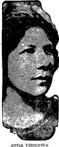 Anzia Yezierska (w) Lima News, July 3rd, 1922. PD