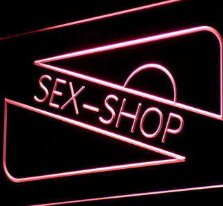 Sex Shop neon sign LED