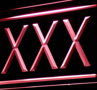 XXX neon sign LED