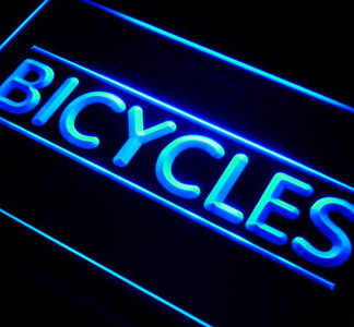 Bicycles neon sign LED