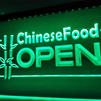 Chinese Food Open neon sign LED