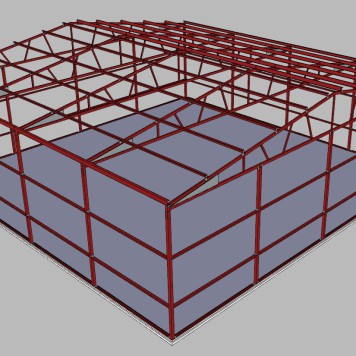 40 X 40 X 12 EZ TRUSS BUILDING KIT