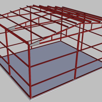 24 X 20 X 12 Ez Truss Building Kit