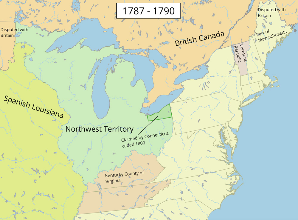 Northwest Territory Map United States