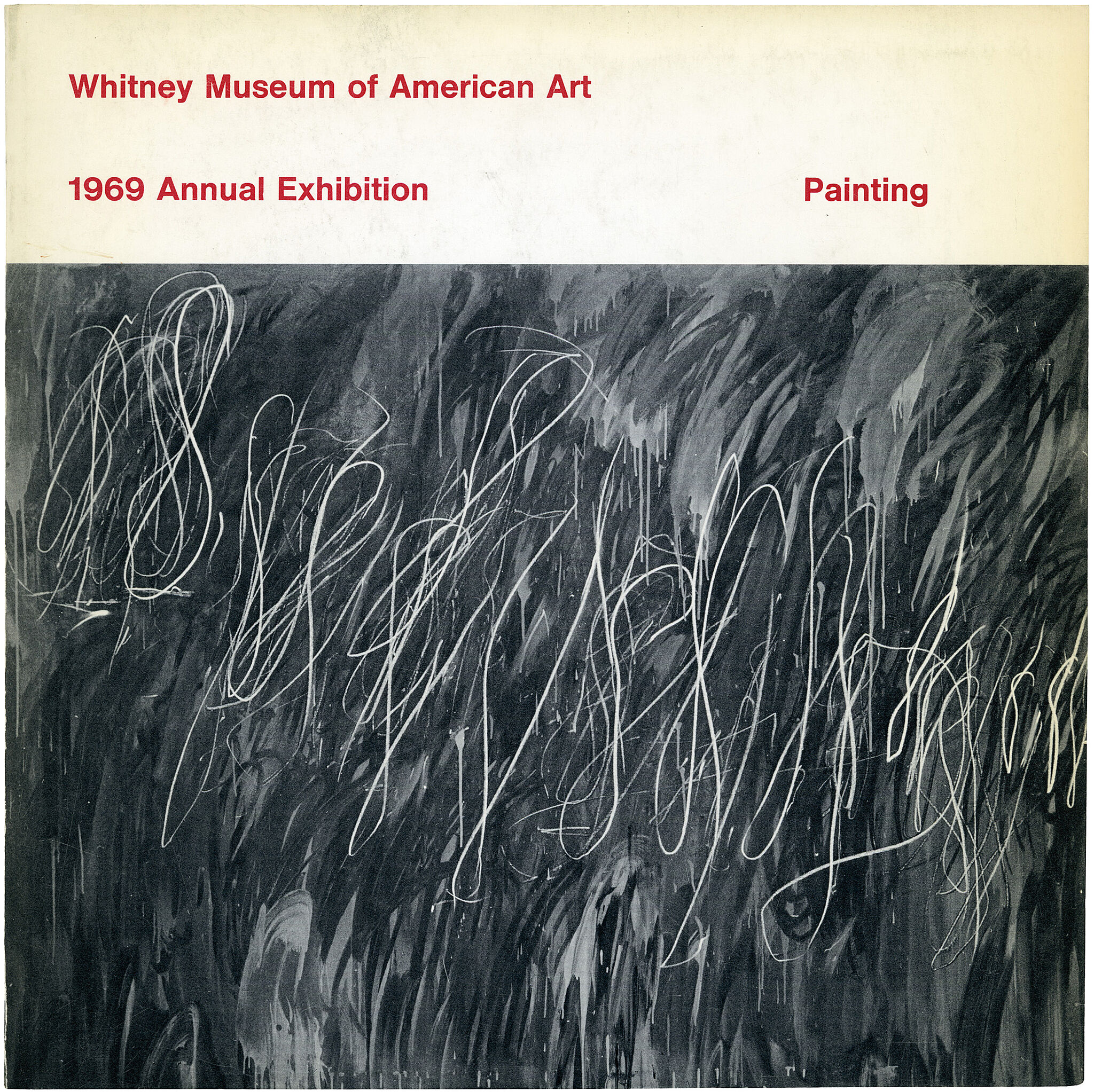 Catalogue cover for 1969 Annual Exhibition: Contemporary American Painting