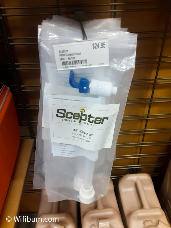 Scepter Water Can Spigot Spout