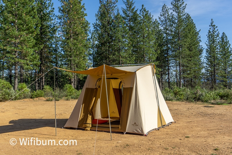 teton mesa canvas tent