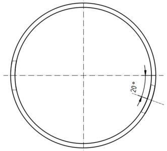 Measurement Of Angles On Holes (v0.19) Instructions for adding center lines and subsequent angle representations on holes.