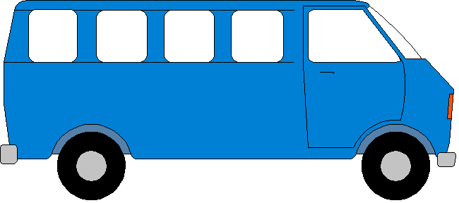 Mini bus clipart