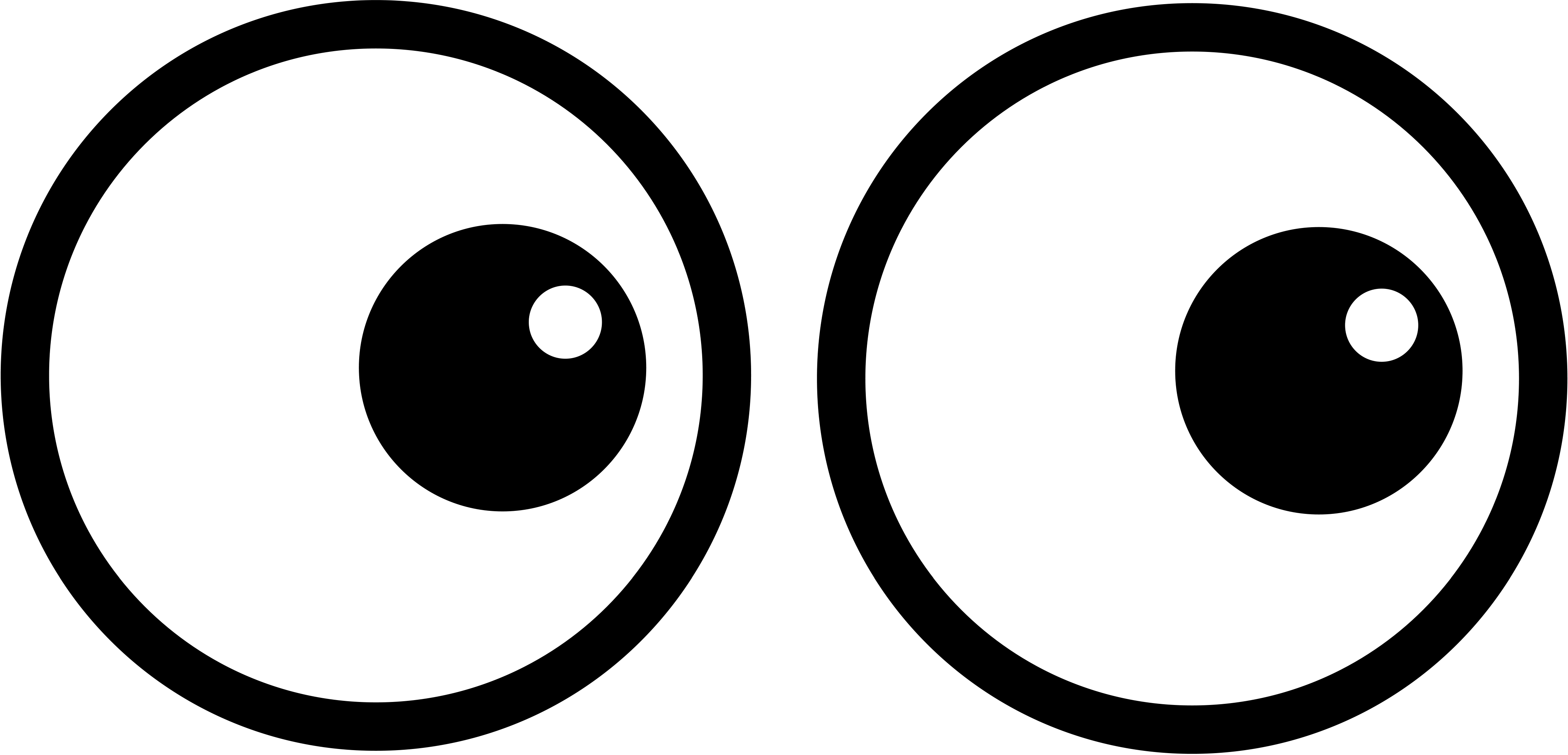 Two eyes clipart