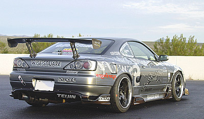 【とある】 S15 シルビア D1-GP SPEC PRO リアバンパースポイラーセット（テクノーラ アンダーディフューザー）UVカット塗装済 ...