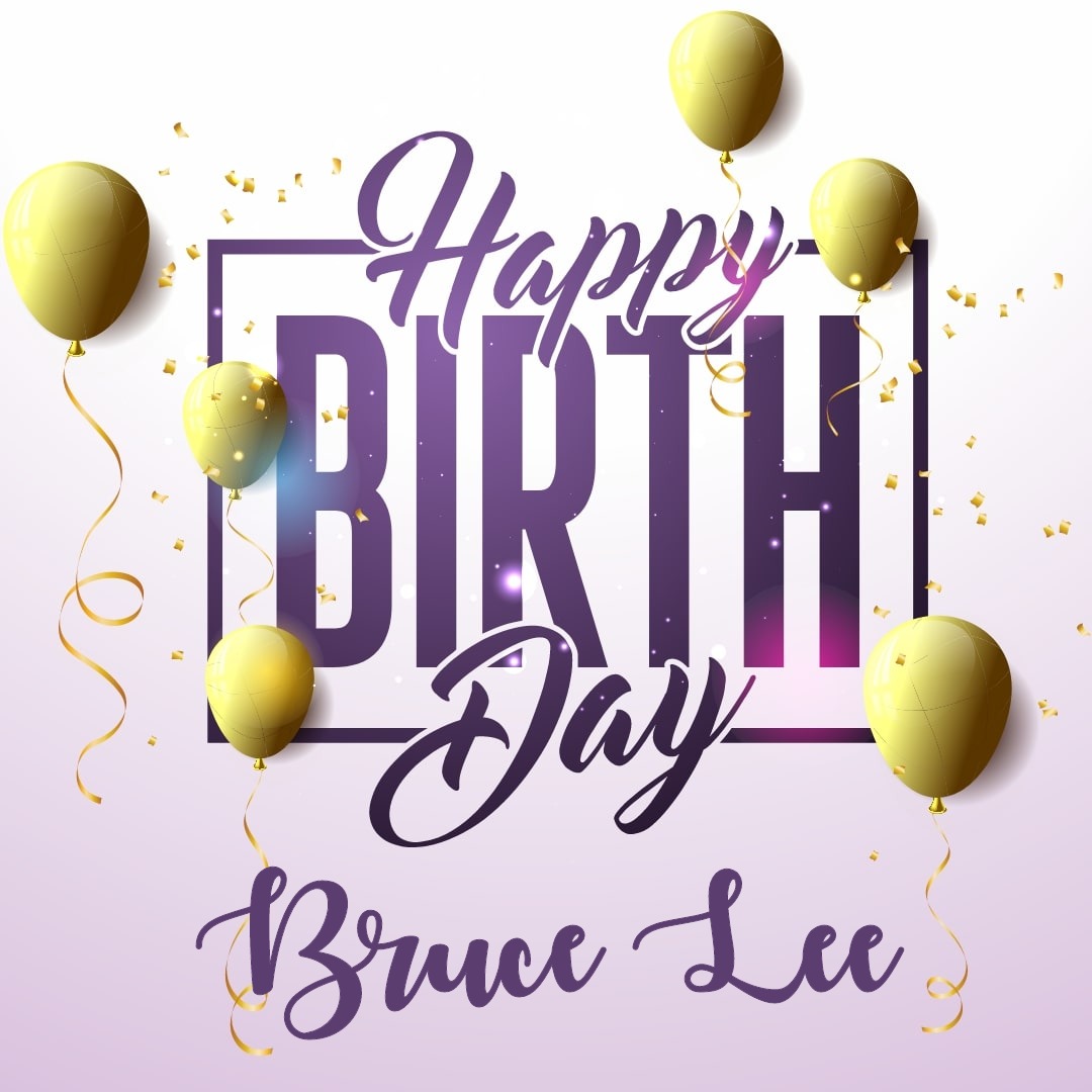 Bruce Lee Happy Birthday Card