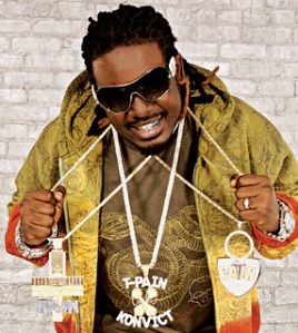 T-Pain T-Pain nearly strangled himself trying to complete the Bling version of Cat's Cradle