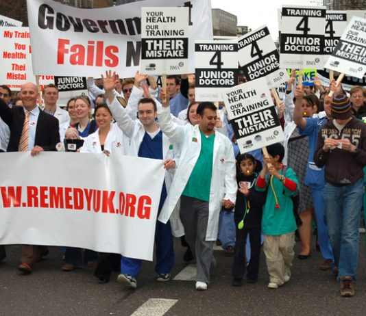 Junior doctors marched in their thousands a week ago throuhh London and Glasgow, in opposition to the MTAS scheme, defending their jobs and the NHS