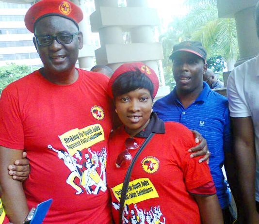 ZWELINZIMA VAVI supporting a NUMSA ‘Jobs for Youth’ rally