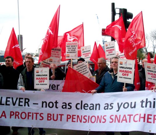 Unilever workers determined to defend their final salary pensions