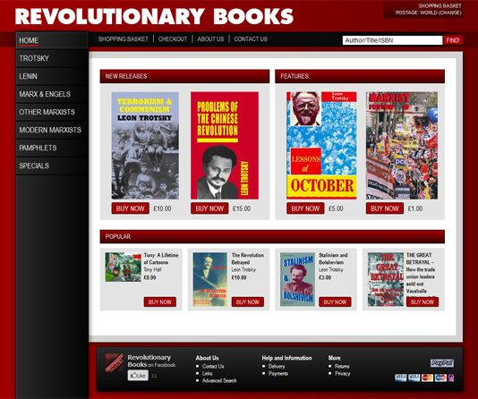 REVOLUTIONARY BOOKS – New website launched