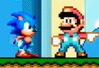 Sonic in Super Mario World