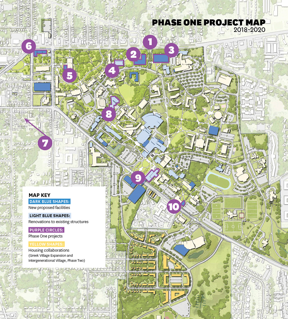 Printable Kent State Campus Map