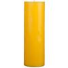 4x12 Yellow Pillar Candle