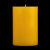 4x6 Yellow Pillar Candle