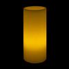 10x23 Ivory Round LED Flameless Extra Large Pillar Candles