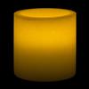 2.75x3 Ivory Round LED Flameless Candles