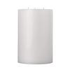 6x9 White 3 Wick Pillar Candle